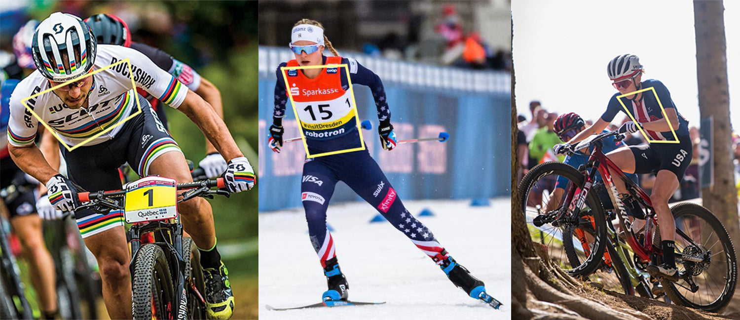 Comparing position in Skiing and Cycling