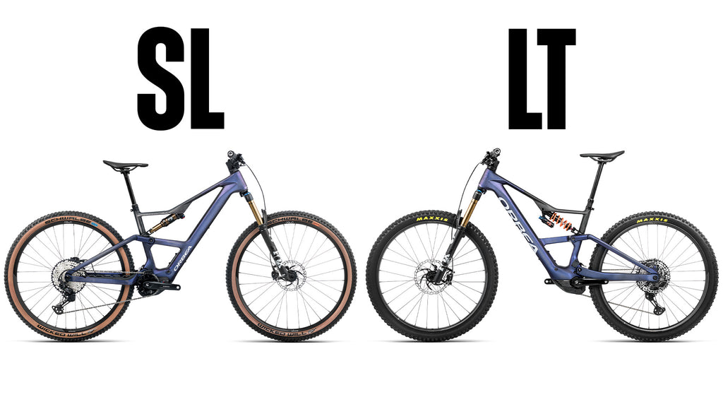 Orbea Rise LT and SL head to head.