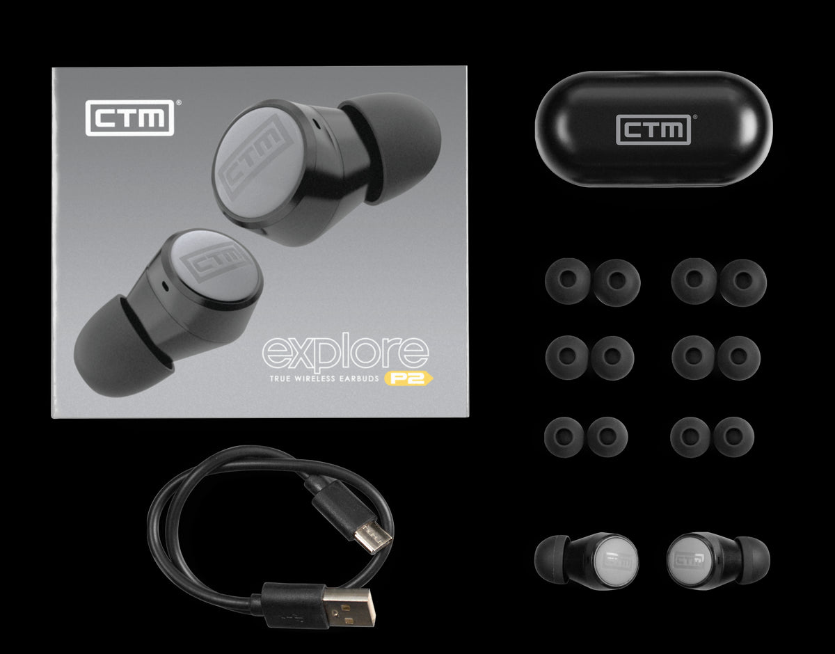 CTM Explore P2 - True Wireless Earbuds by Clear Tune Monitors