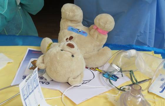 Peluche d'hôpital