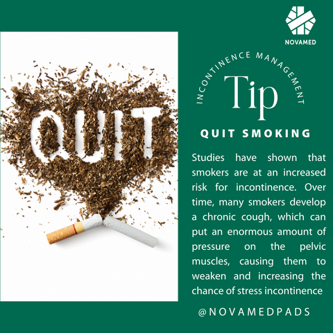 Tip to Quit Smoking for management of Incontinence 
