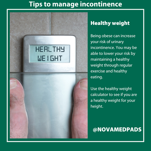 Tips to Manage Incontinence - Healthy Weight