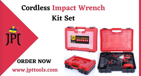 Cordless Impact Wrench with Batteries