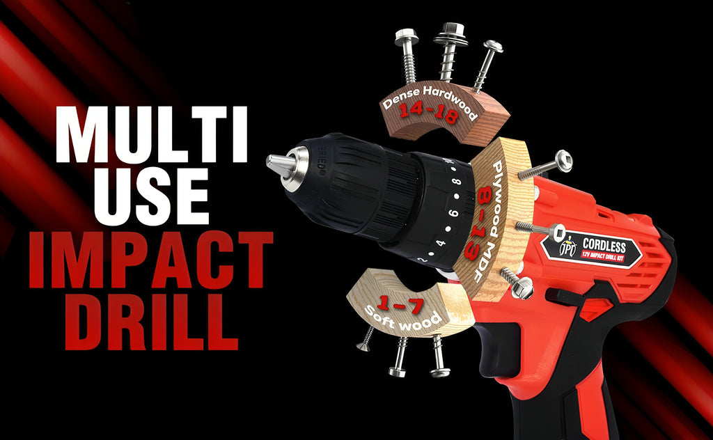 JPT 12V Cordless Impact Drill Machine