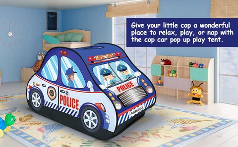 Police Car Play Tent