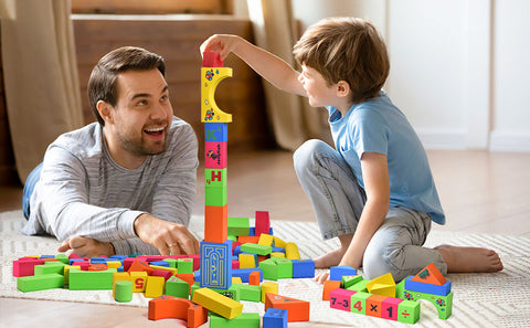 Foam Building Blocks for Kids, 108 pcs