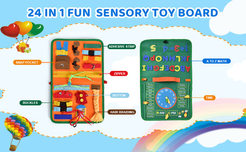 Busy Board Montessori Toys for Toddlers