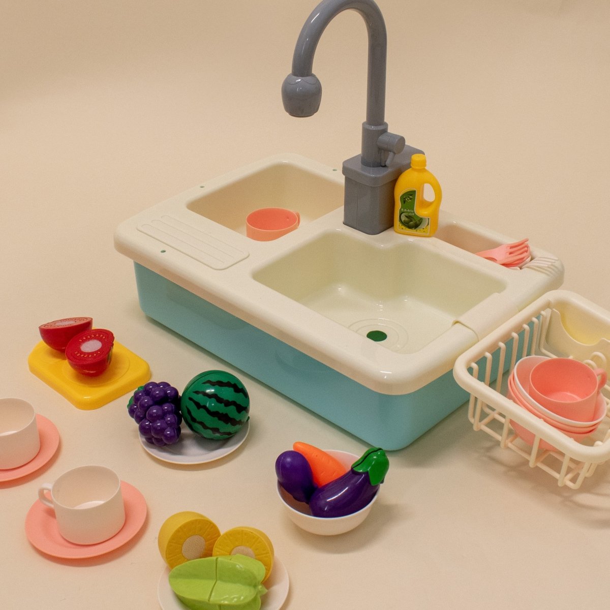 Toy Cleaning Set – Complete Pretend Play Set by Hey! Play! 