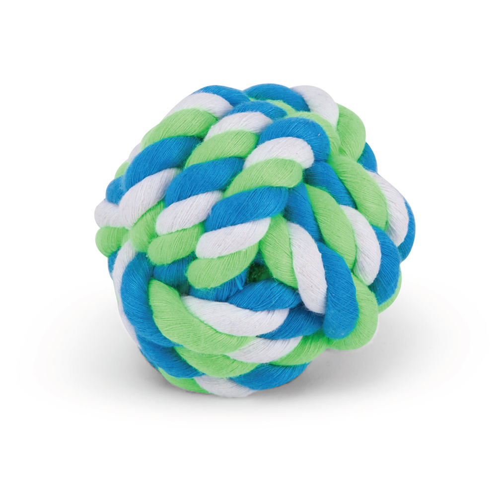 knot ball dog toy