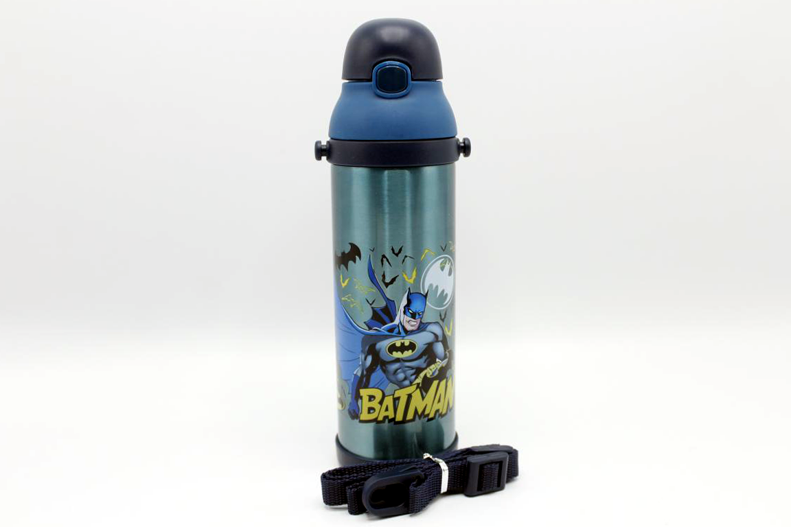 Batman Black Thermal Metallic Water Bottle – Kids Care