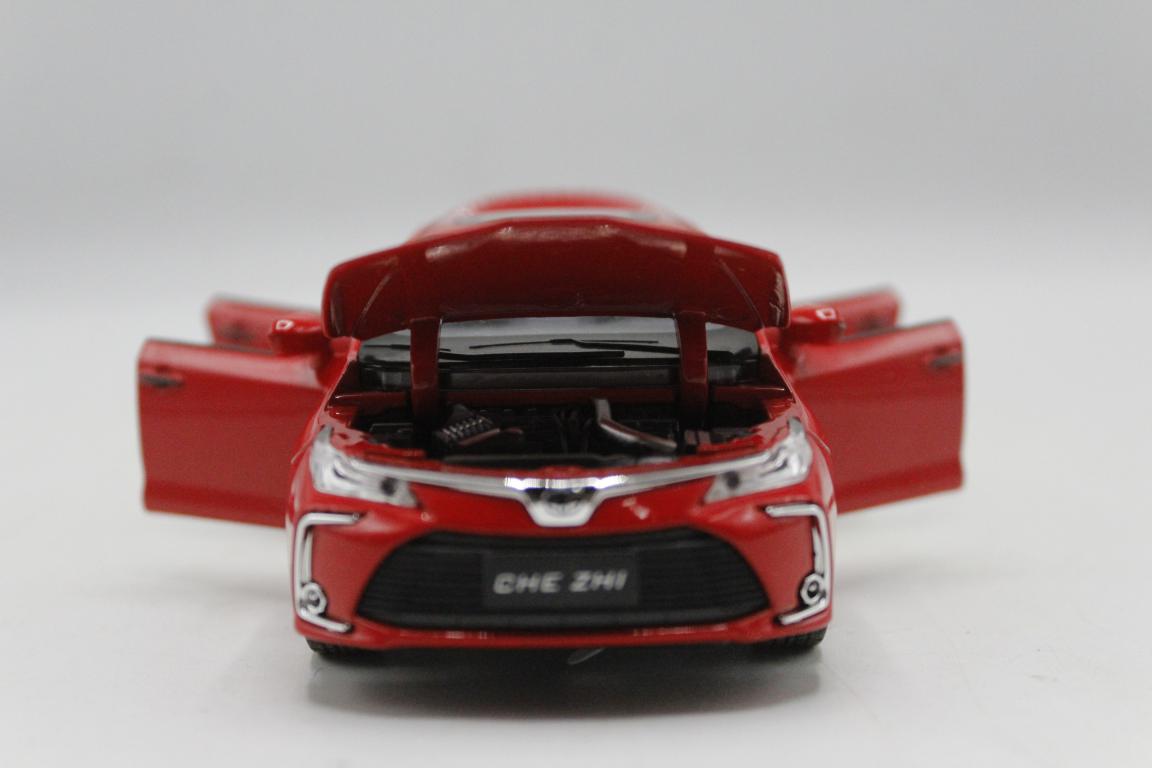 Toyota Corolla Model Die Cast Metal Car Scale 1:32 Red (KC5469) – Kids Care