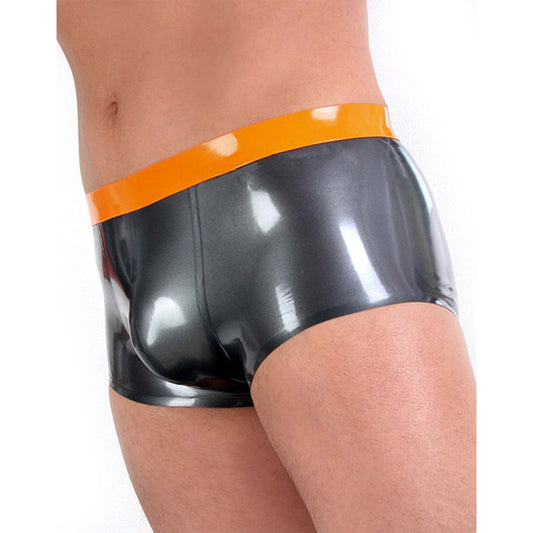Hot Selling Latex Man's Briefs Sexy Underwear With Condom shorts