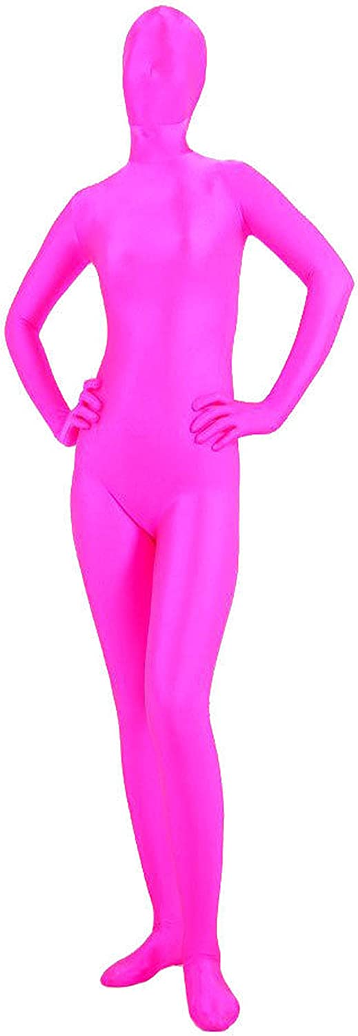 SecondSkin Full Body Spandex/Lycra Suit (XL, Pink) 