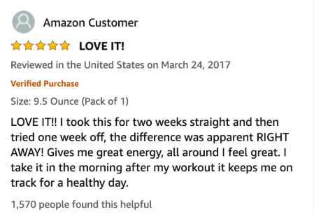 Amazon Review