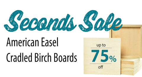 American Easel Cradled Birch Boards Second Sale