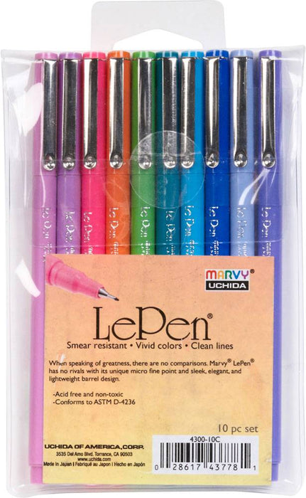 Wholesale CASE of 25???Uchida LePen Micro Fineプラスチックポイントpens-lepenマーカー, Mic 