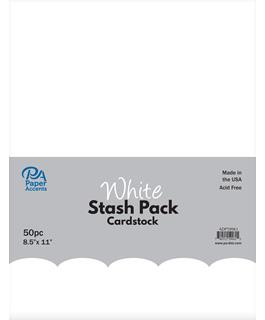  Paper Accents PA Glossy Cardstock 8.5 x 11 Black