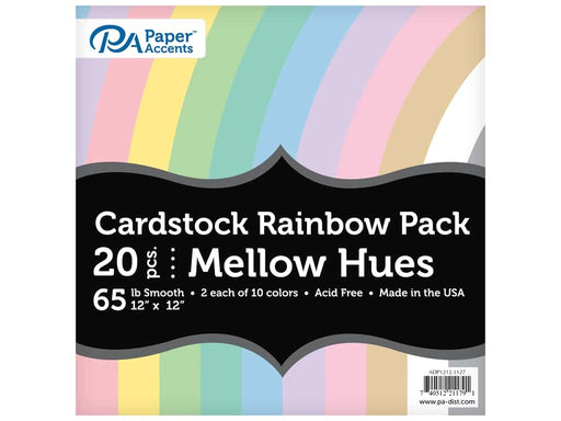 PA Paper Accents Rainbow Variety Pack Cardstock 8.5 x 11 Candy Duo, 65lb  colored cardstock paper for card making, scrapbooking, printing, quilling  and crafts, 250 piece pack