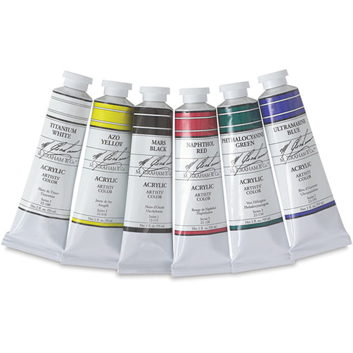 M Graham Artist Oil Paint Titanium White Rapid Dry 5oz Tube