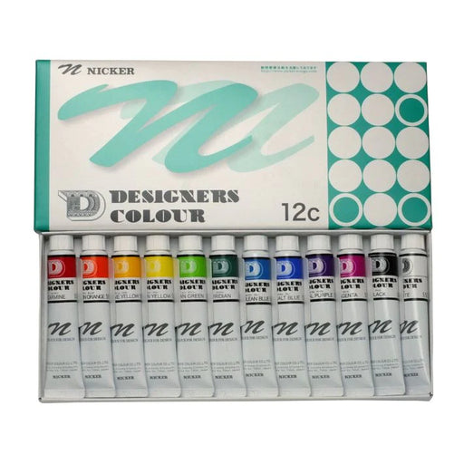 Nicker - Poster Colours - Set of 18 Colours - 40mL Jars - Item #PC40ML –  Gwartzman's Art Supplies