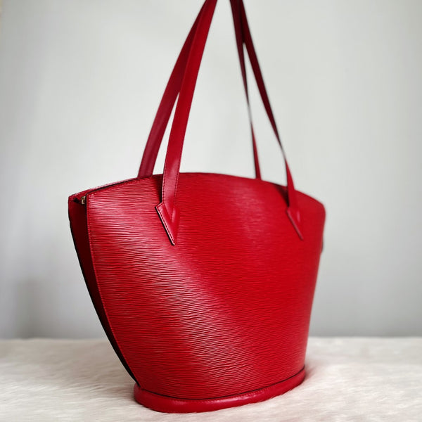 LOUIS VUITTON #38152 Saint Jacques Red Epi Leather Tote Bag – ALL