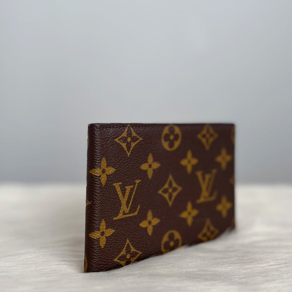 Louis Vuitton Monogram Coin Compartments Wallet + Card Holder Set