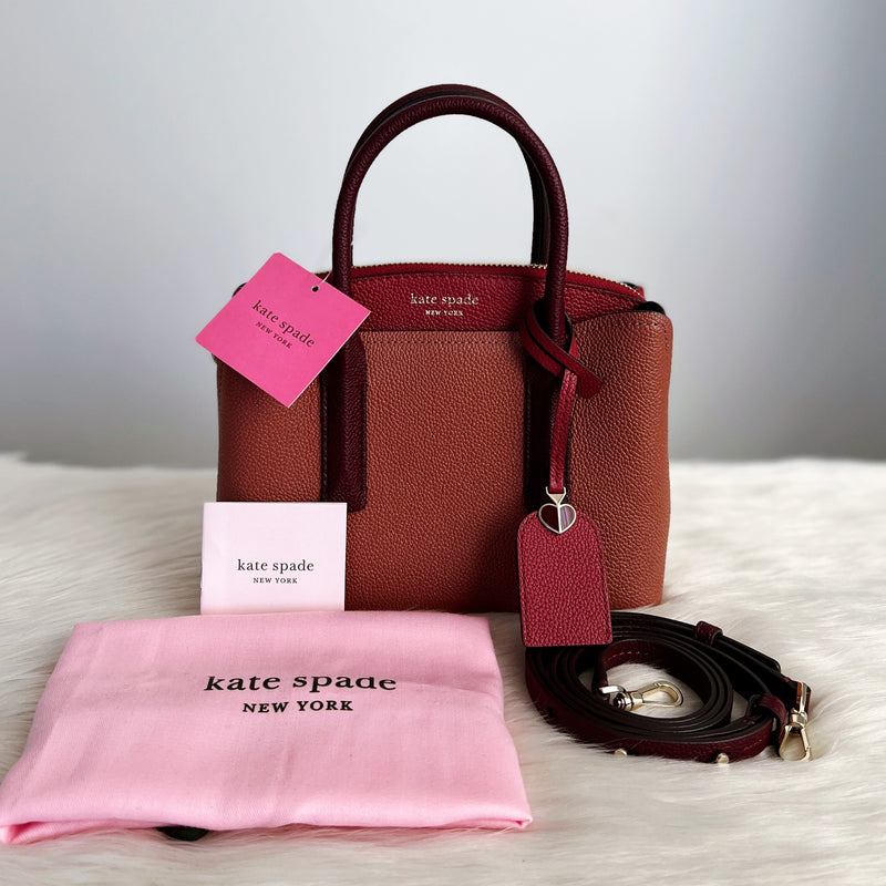 Kate Spade Two Tone Leather Romantic 2 Way Shoulder Bag New with Tags –  Luxury Trade