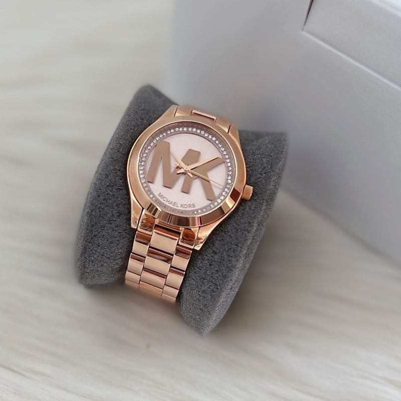 Michael Kors Rose Gold Runway Women's Wrist Watch – Luxury Trade