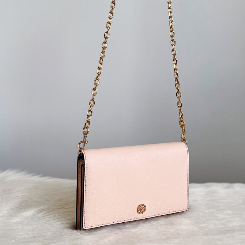 Tory Burch Light Pink Leather Crossbody Shoulder Bag – Luxury Trade