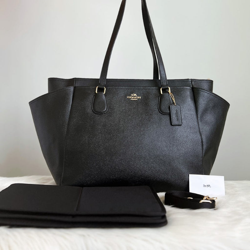 Coach Black Leather Oversized Weekend Shoulder Bag – Luxury Trade