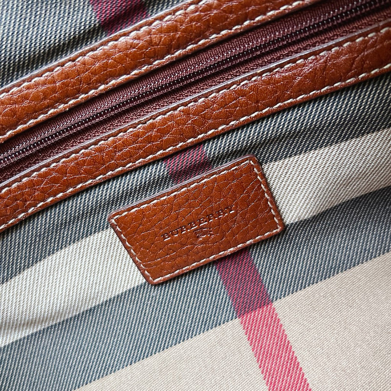 Burberry Cinnamon Leather Classic Career Shoulder Bag – Luxury Trade