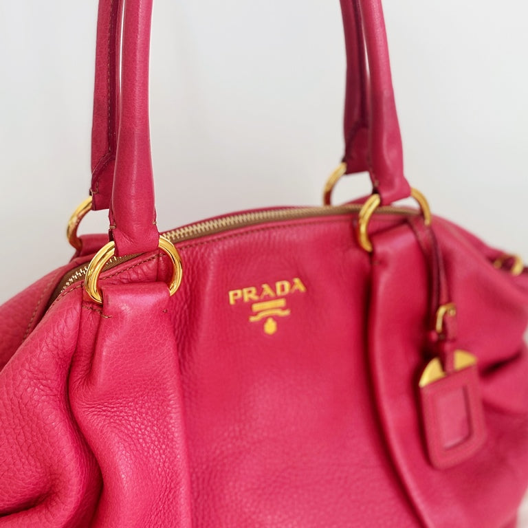 fuchsia prada bag