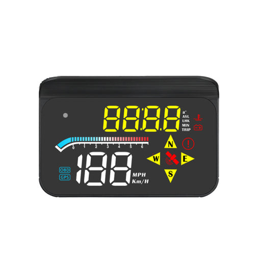 3.5 Inch Universal Car Auto HUD Dual System with Digital Screen_0