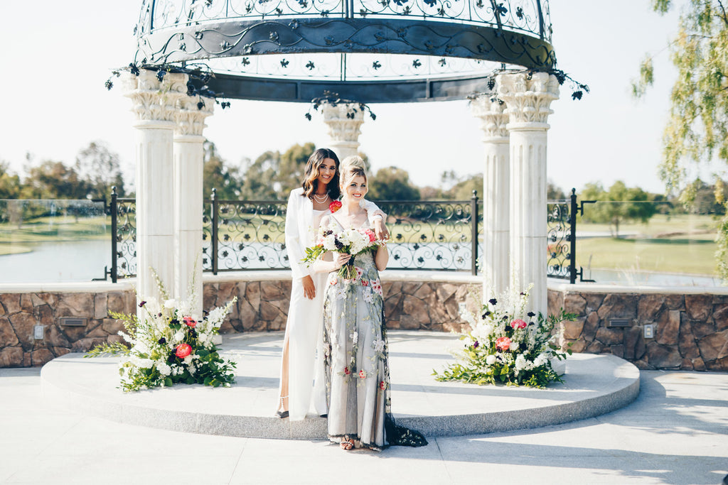 LGBT Wedding White Tuxedo