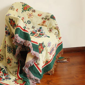 Bohemian Cotton Multi-functional Sofa Blanket