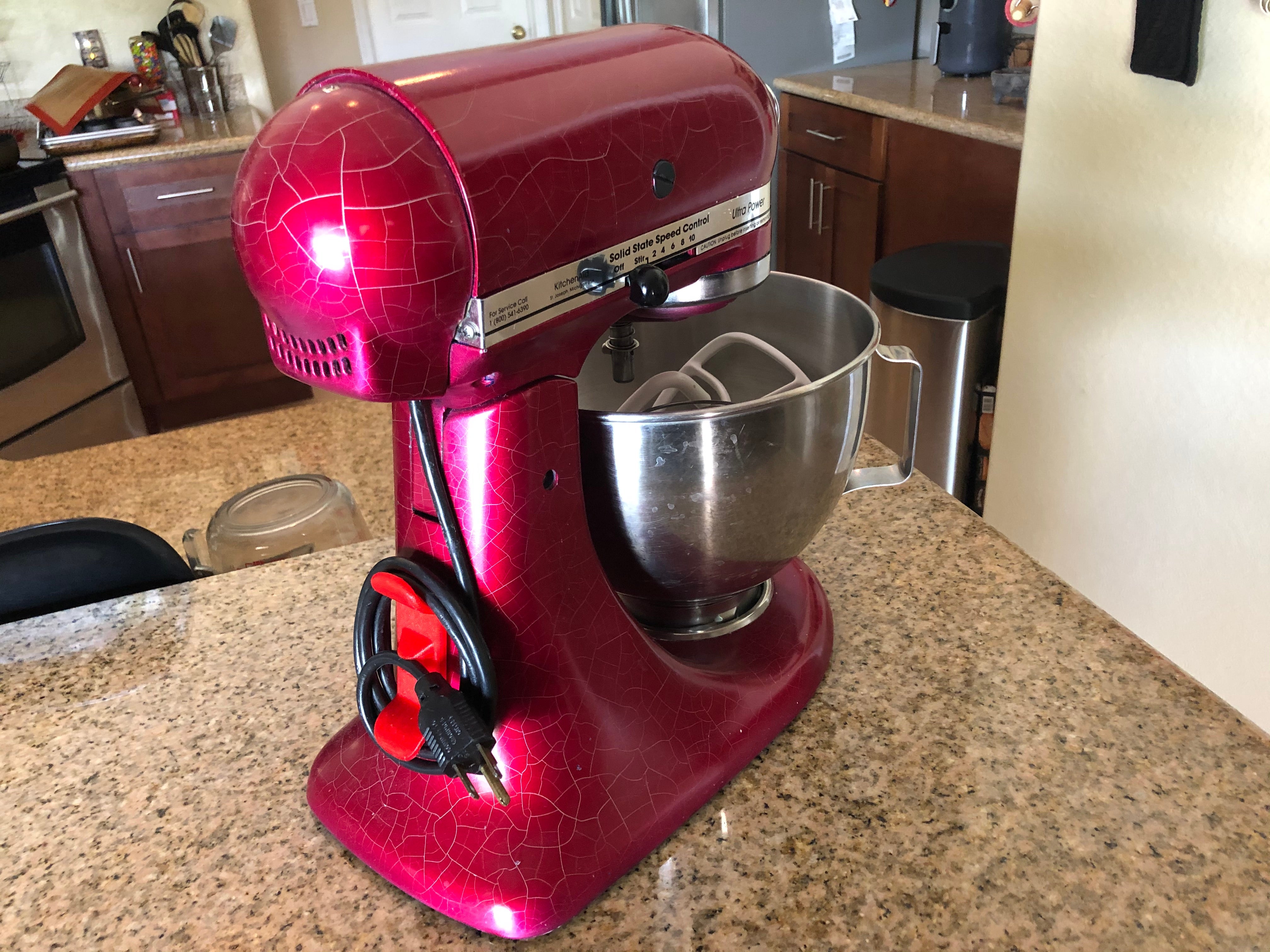 Kitchenaid Stand Mixer Cord Cable Wrap Easy and Tidy Storage Solution.  Double Sided Tape Included. 