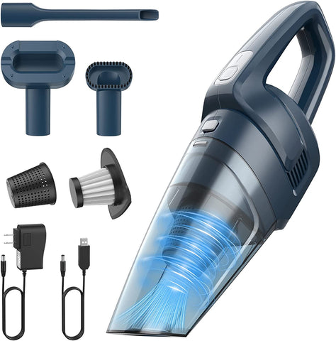 Cordless Handheld Vacuum Cleaner - Powerful Suction for Home, Car, Pet Hair Removal