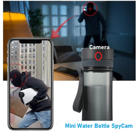 Mini Water Bottle SpyCam