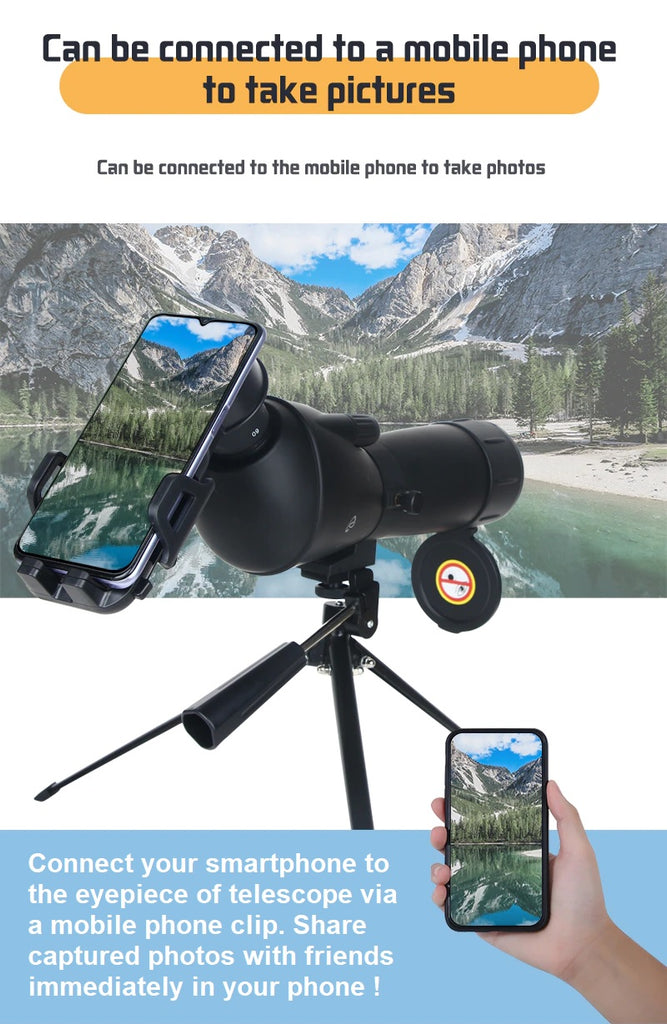 Portable yet premium telescope to capture beautiful photos for both astronomy and wildlife