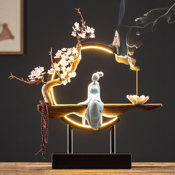 Fairy Curved Burner Lamp - Great Centerpiece, Beautiful, Home Decor