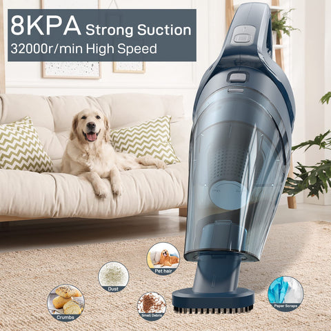 Powerful suction: Remove dirt, dust, and debris with ease