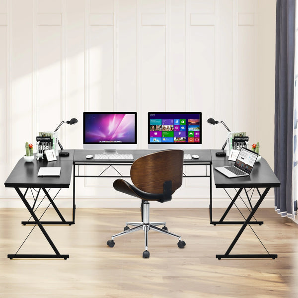 DashPro™ L-shaped Computer Desk - Optimise Your Space & Fit Any Corner !
