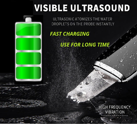 A Smart Blackhead remover with visible ultrasonic and fast charging time for effective use.
