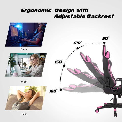 DeusEx™ Gaming Chair - Massage Gaming Chair, Suitable for Gaming, Home Office, You and Your family !