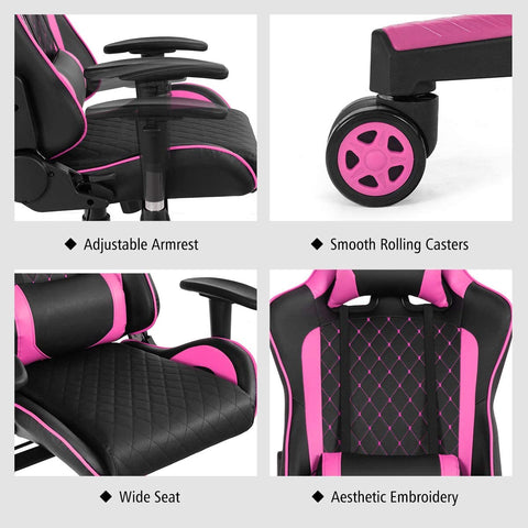 DeusEx™ Gaming Chair - Massage Gaming Chair, Suitable for Gaming, Home Office, You and Your family !