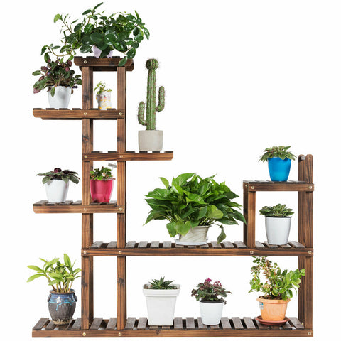 indoor plant stand, plant stands outdoor, multiple tier, flower stand, wood stand, plant stand