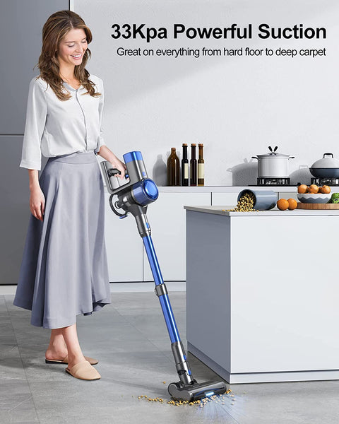 Take your cleaning to new levels with this lightweight cordless vacuum cleaner. Perfect to suck pet hair efficiently.