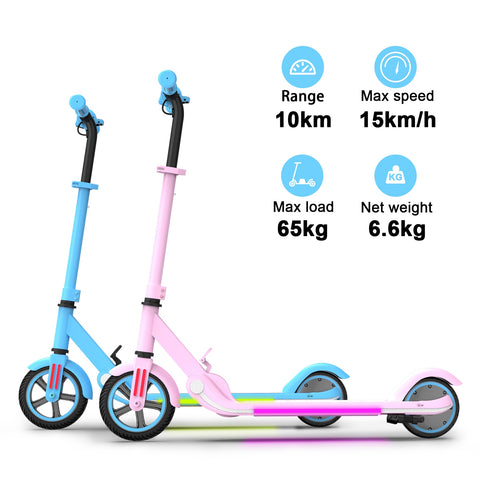 Two children's scooters, perfect gift for kids.