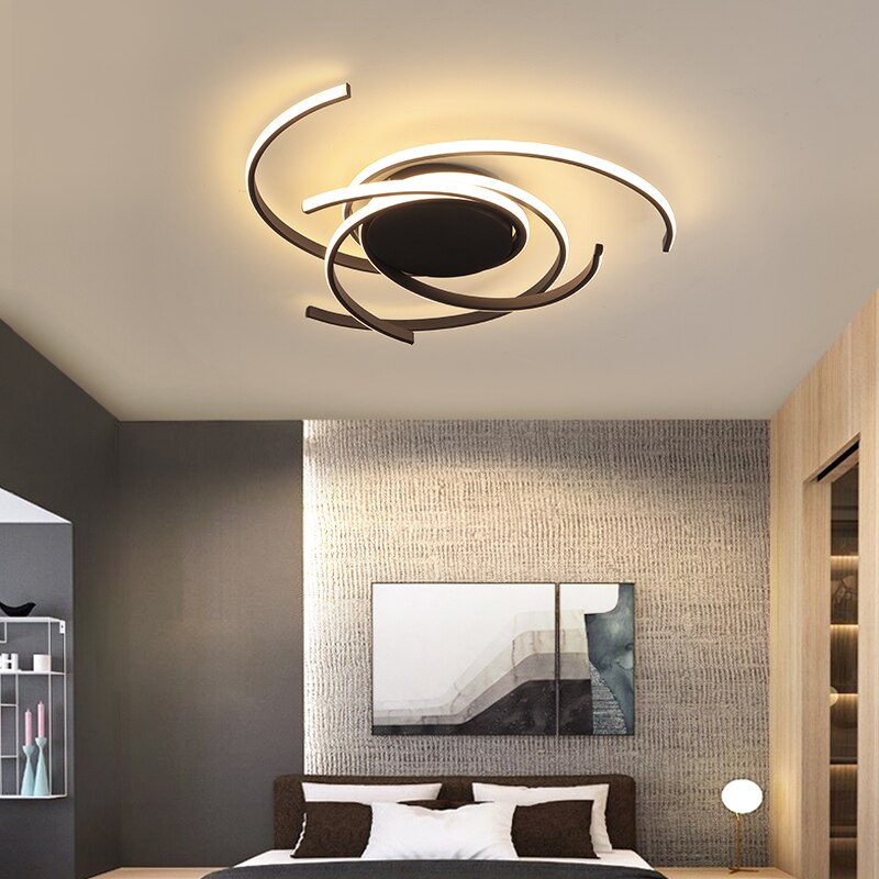 semi flush ceiling lights | modern ceiling lights led | semi flush mount lighting modern | contemporary ceiling light | curved ceiling light