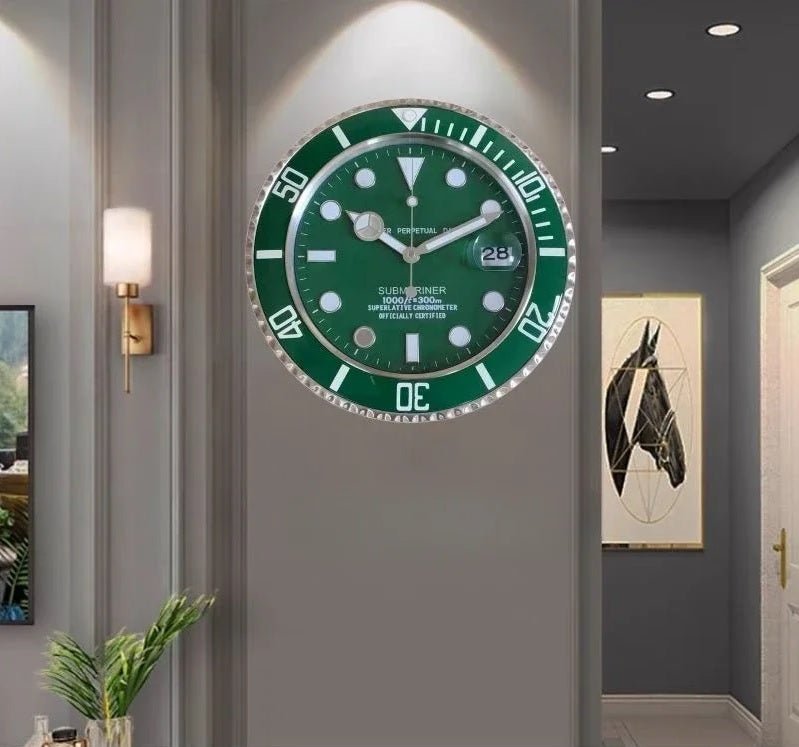 This Rolexia wall clock is the perfect addition to any home decoration.
